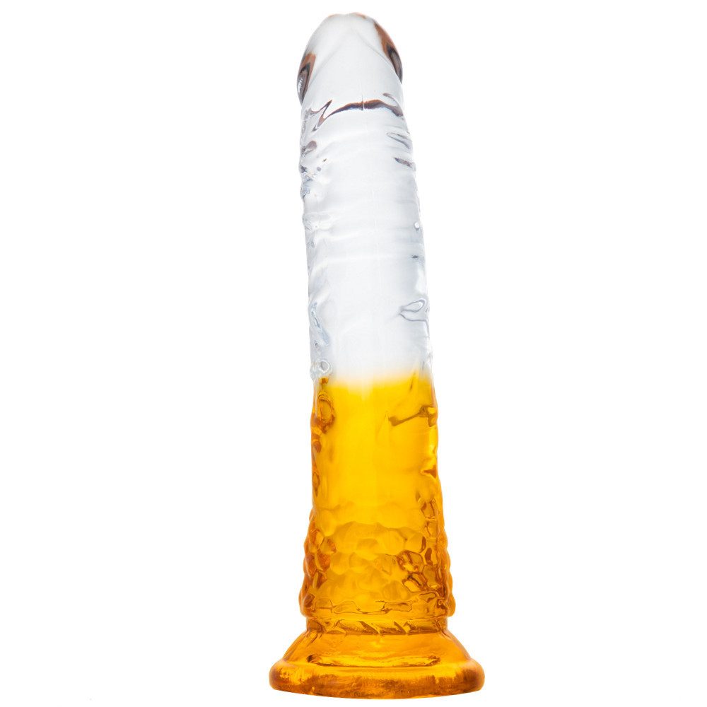 Crystal Clear Dildo in Silicone & ABS