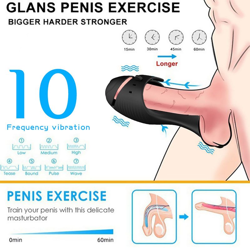 Vaginal Vibration Cock Ring Cup