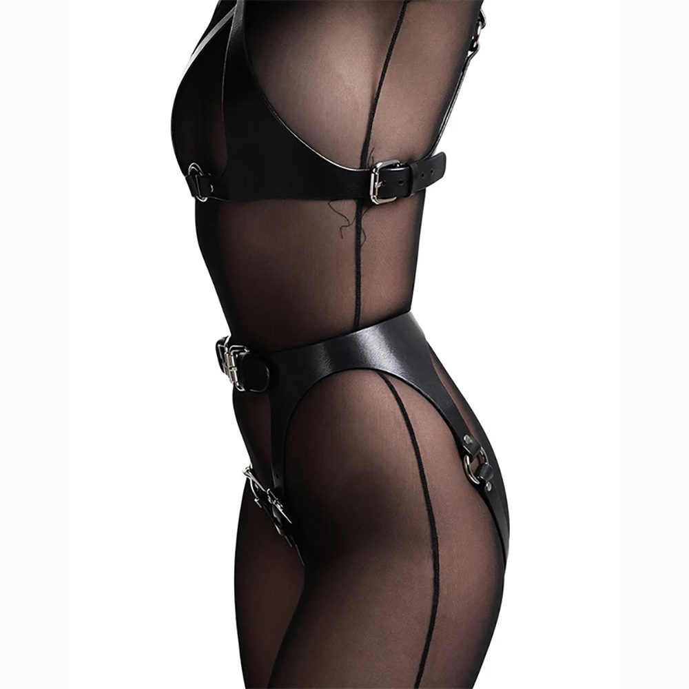 Classic Leather Strap-on Kit Garter
