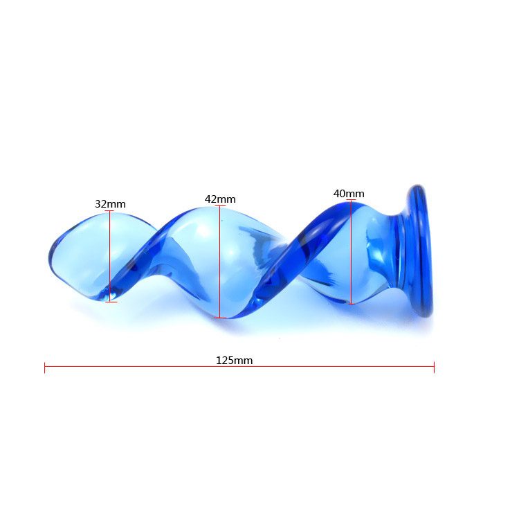 Crystal Anal Glass Toy (42 × 125 mm)
