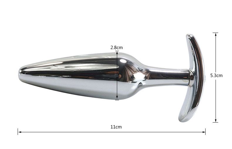 Metal Anal Plug in Alloy