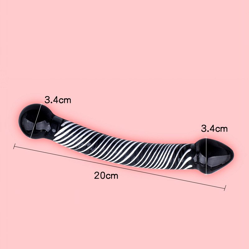 Crystal Glass Toy Anal – Black