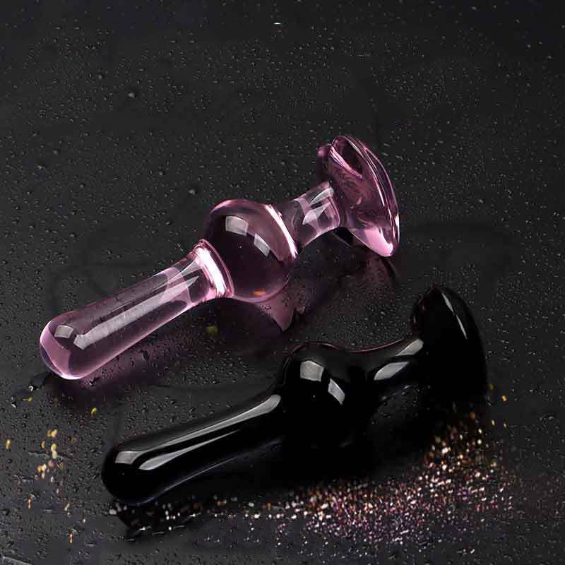 Crystal Glass Toy – Black or Pink