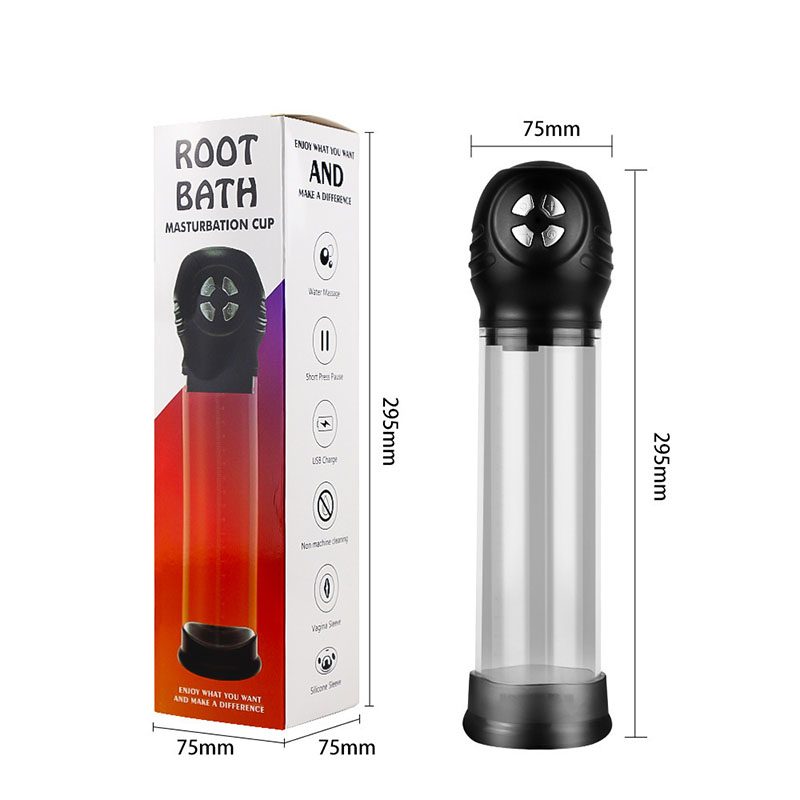 Airplane Cup Penis Pump in Silicone & ABS