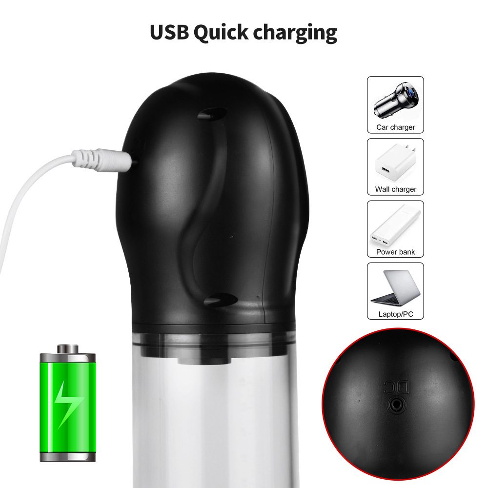Airplane Cup Penis Pump in Silicone & ABS