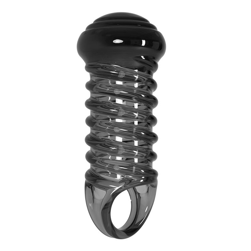 Locking Wolf Penis Sleeve – Black