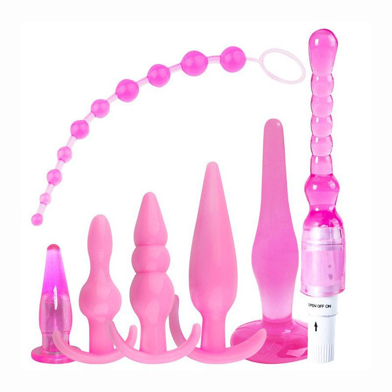 Silicone Anal Bead Set in ABS
