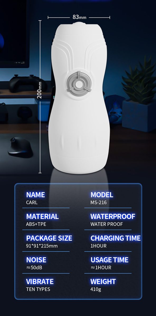 Airplane Cup Masturbator – White