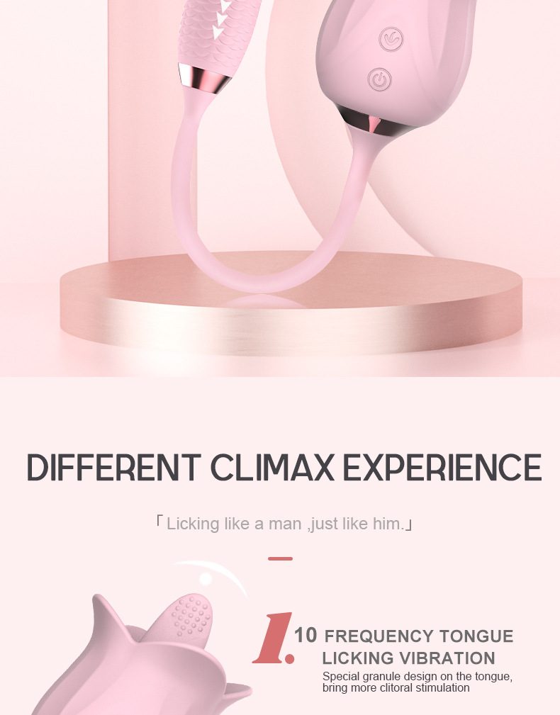 Rose Tongue Classic Vibrator Licking