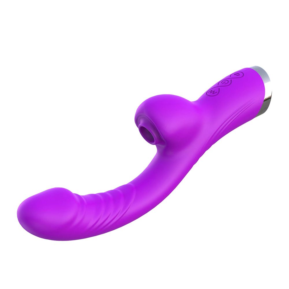 Suction G-spot Vibrator – Red or purple