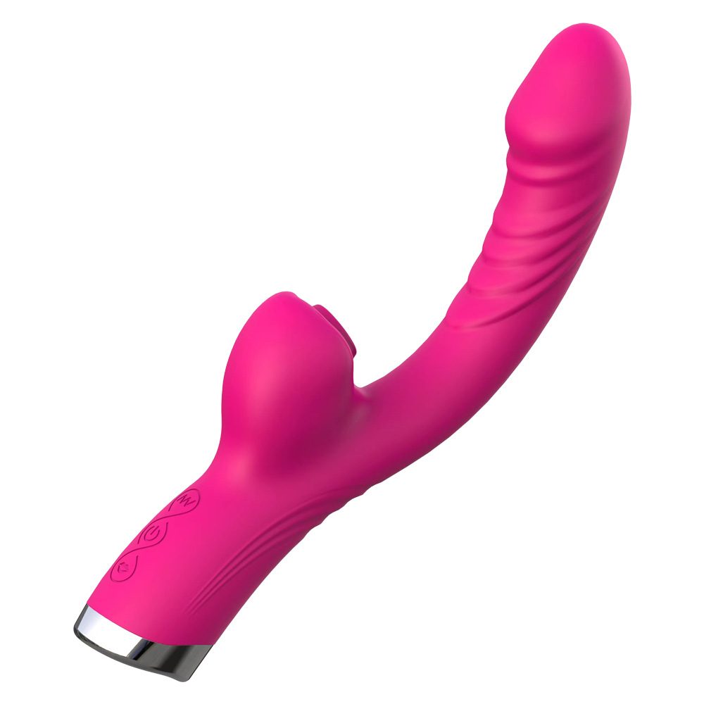 Suction G-spot Vibrator – Red or purple