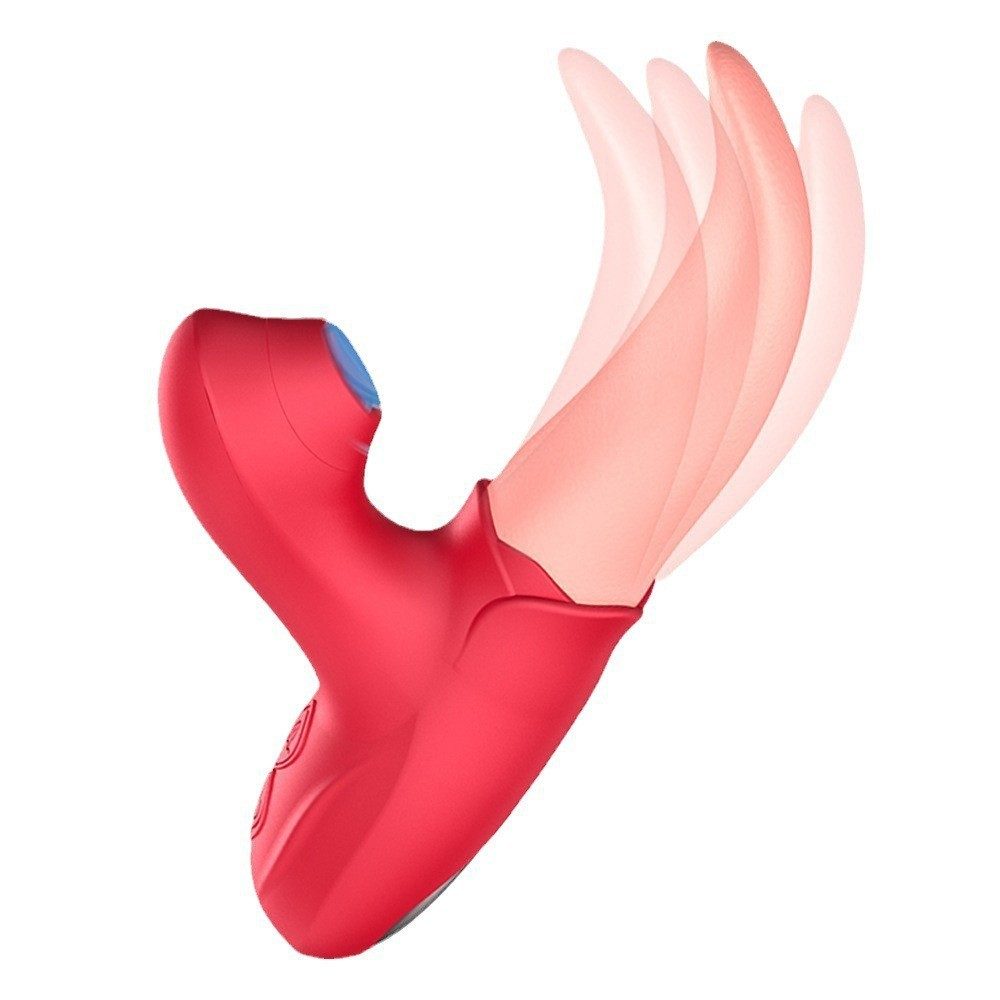 Tongue Licking G-spot Vibrator – Red or purple