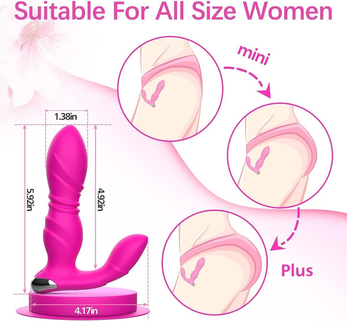 Remote Control Anal Mini Vibrator