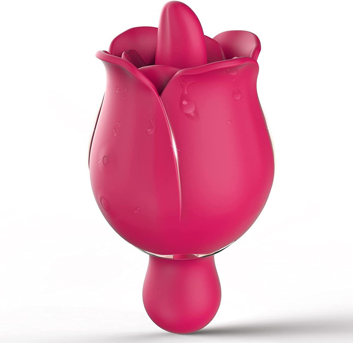 Tongue Licking Rose Vibrator – Red or Pink