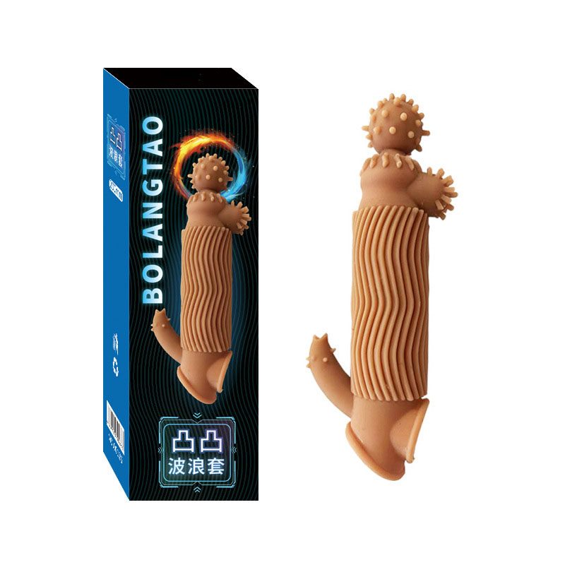 Manchon pour verge en forme de loup en Silicone & ABS (20 cm)
