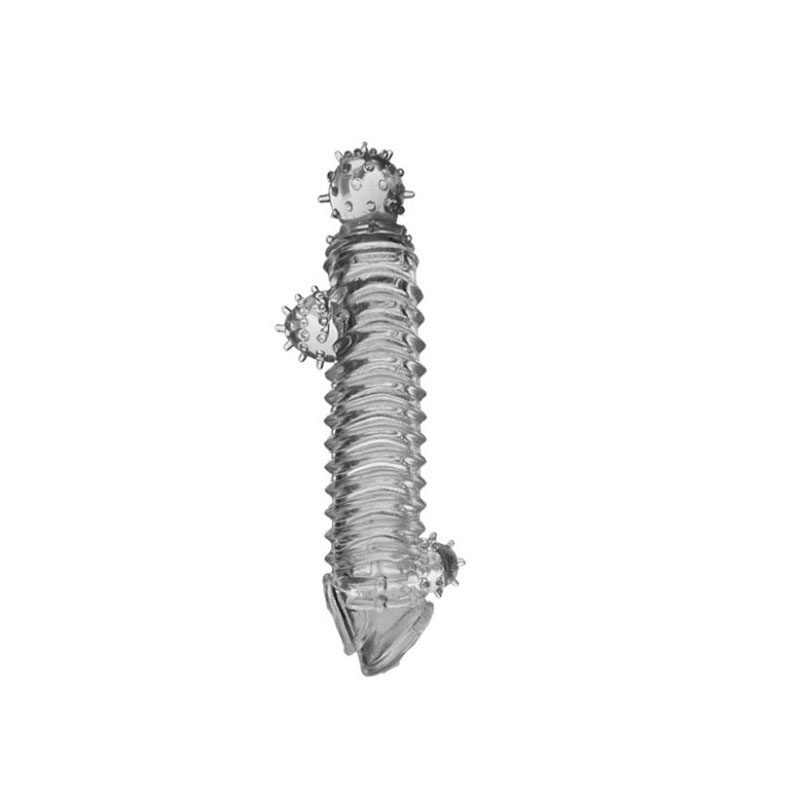 Crystal Wolf Penis Sleeve in Silicone & ABS (20 cm)