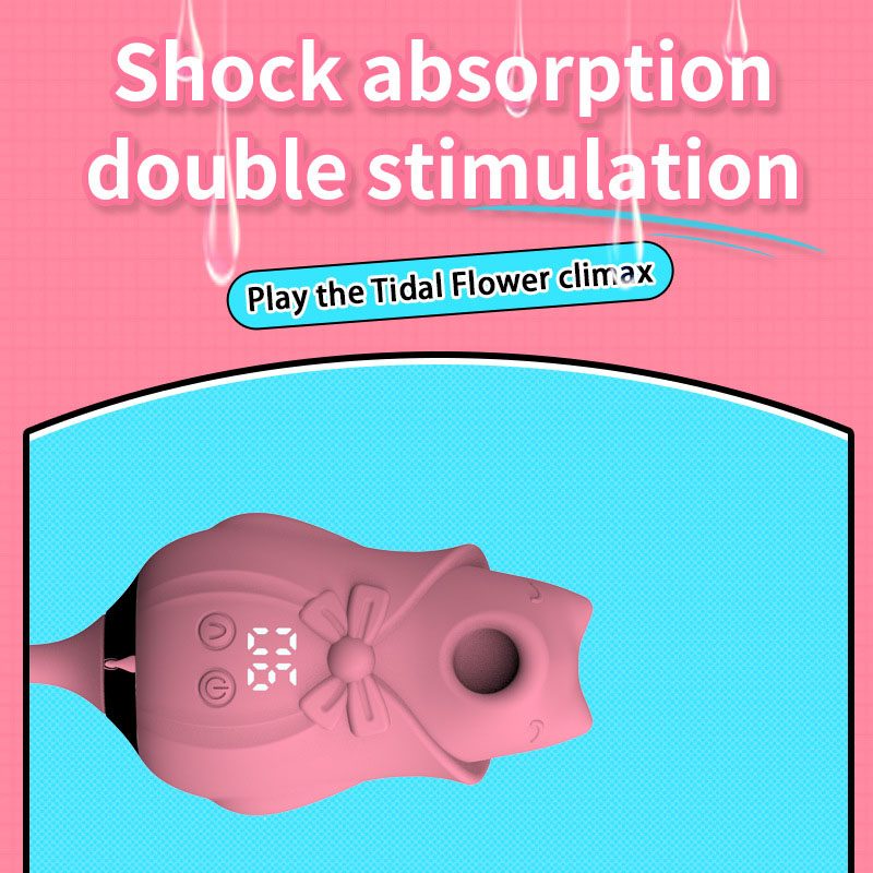 Vibrador conejo con ventosa