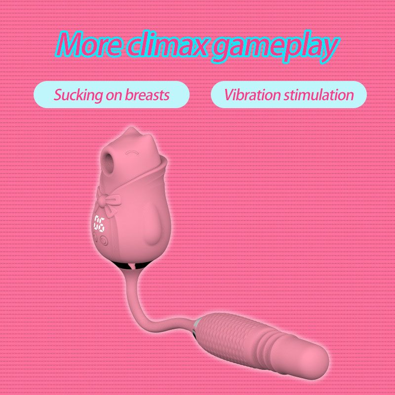 Vibrador conejo con ventosa