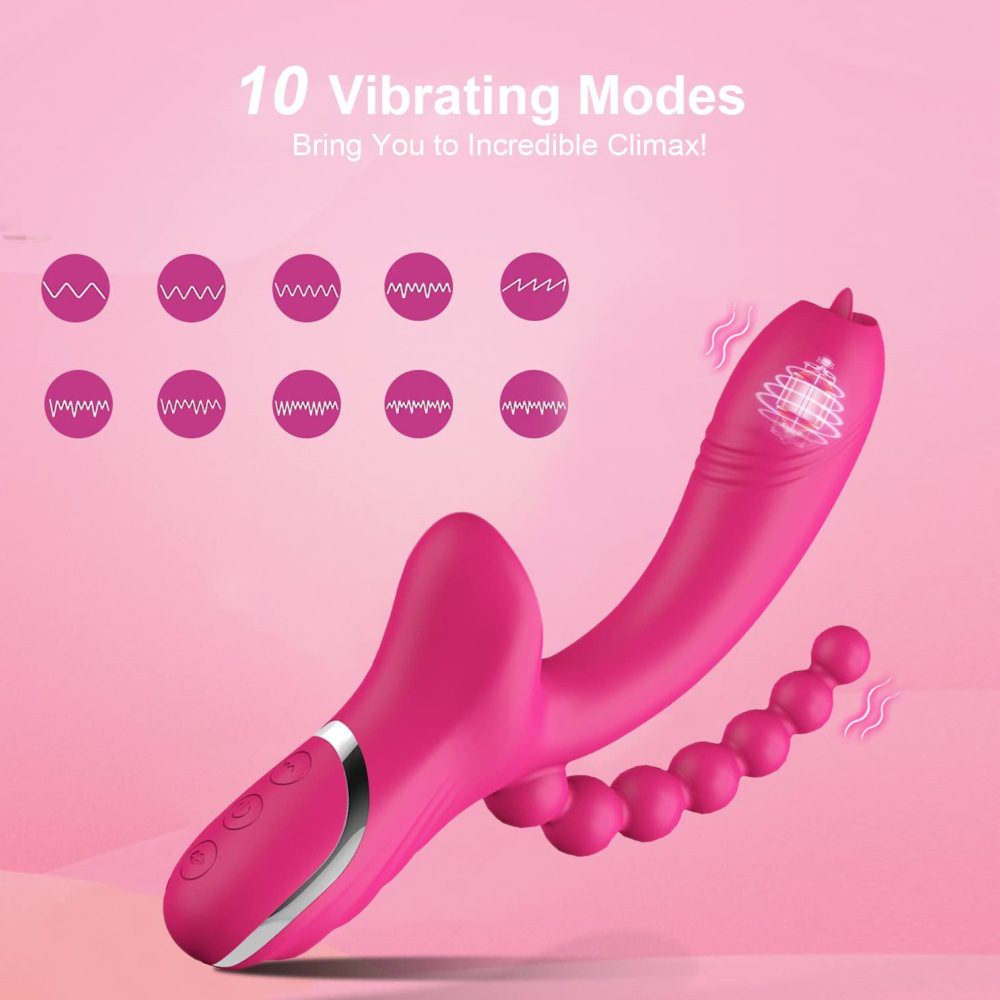 Rose Vibrator (4.5 × 8.7in)
