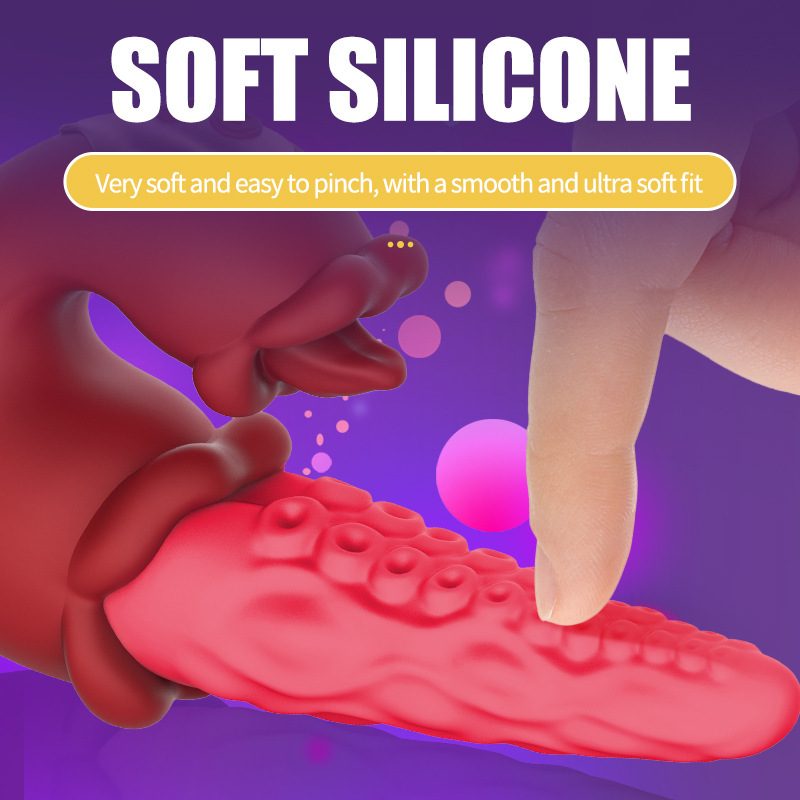 Tongue Licking G-spot Vibrator – Red