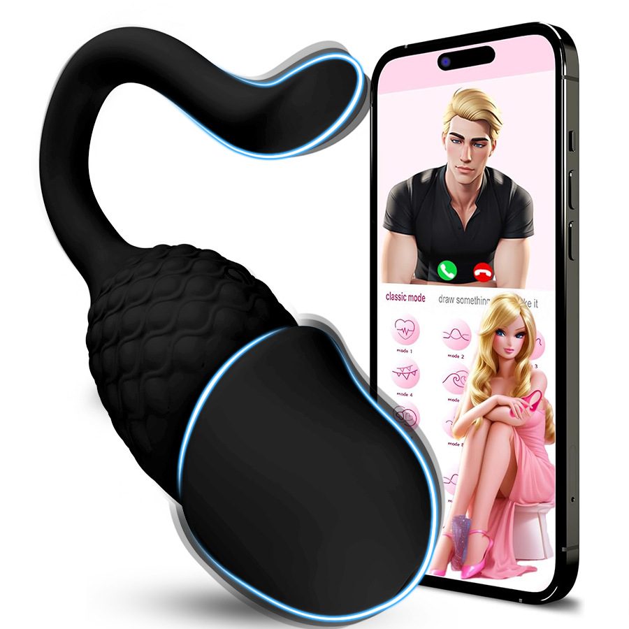 Vibratore a Uovo con Controllo Remoto (10.5 × 5 × 4 cm)