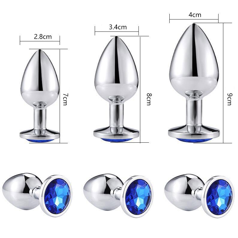G-spot Anal Plug in Stainless Steel