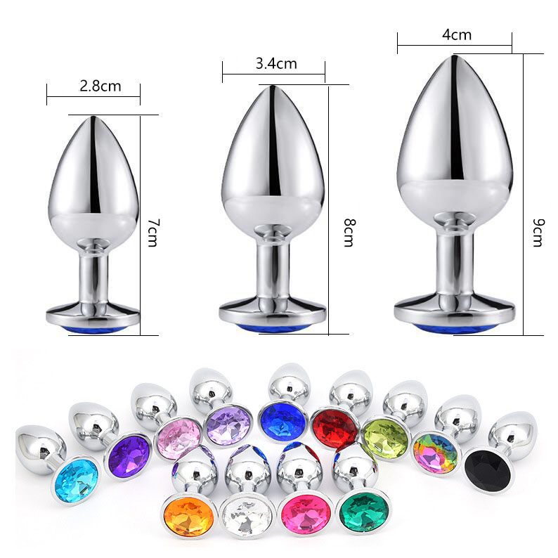 G-spot Anal Plug in Stainless Steel