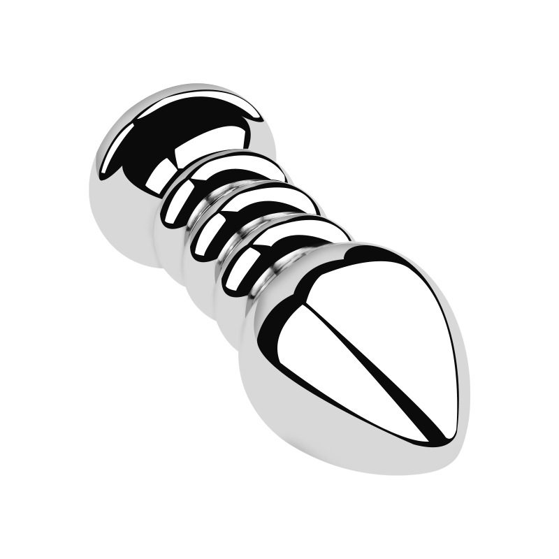 Metal Anal Plug in Stainless Steel