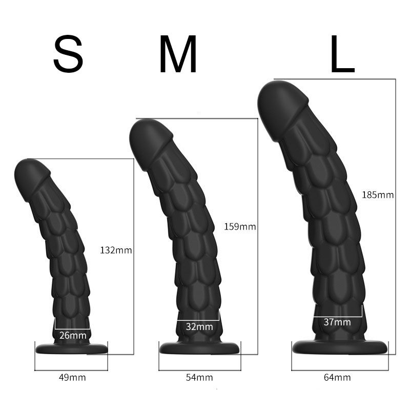Silicone Dildo – Black