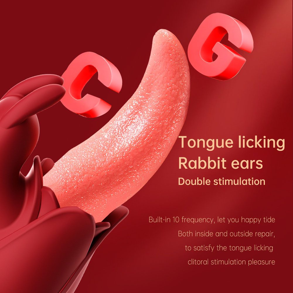 Tongue Rose Vibrator