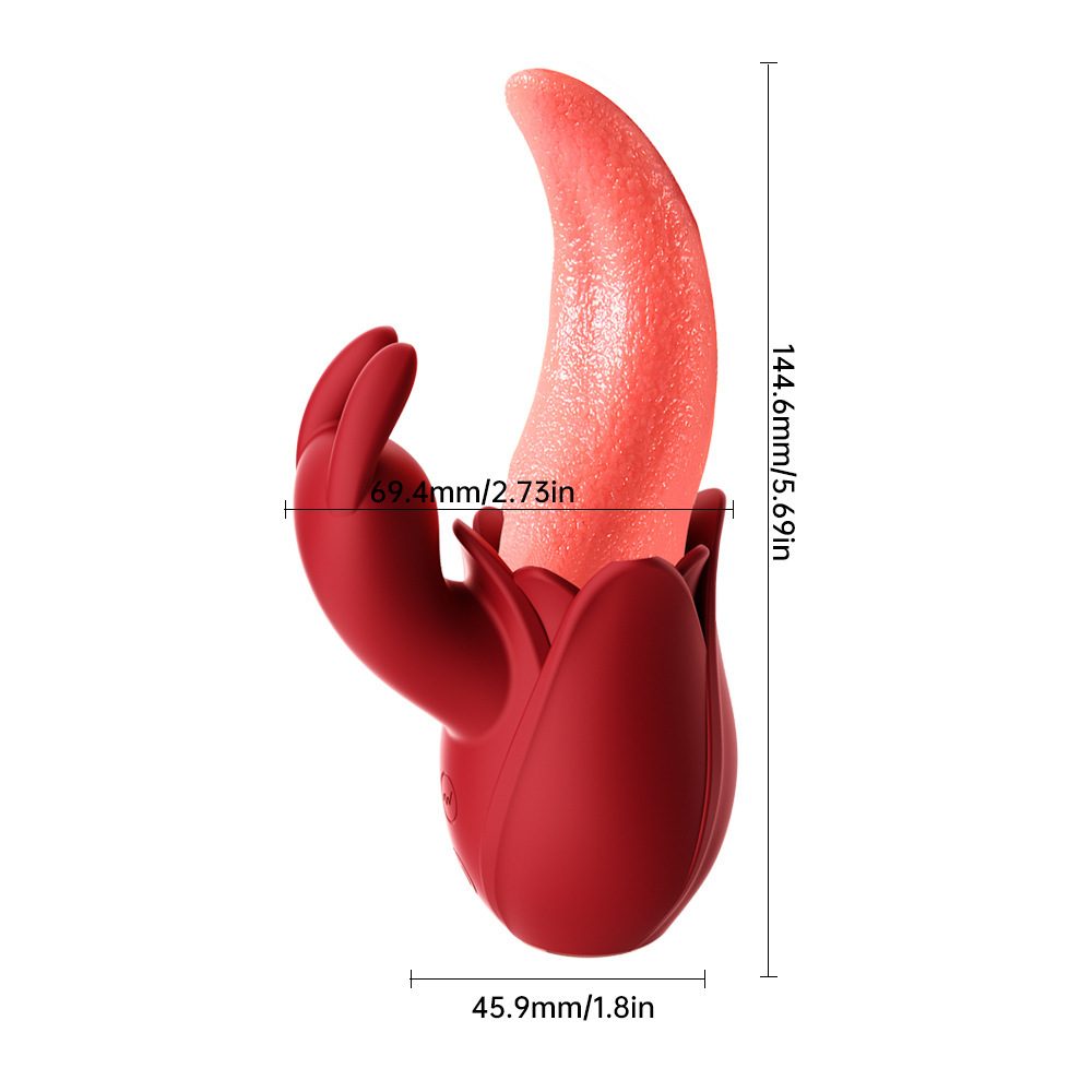 Tongue Rose Vibrator