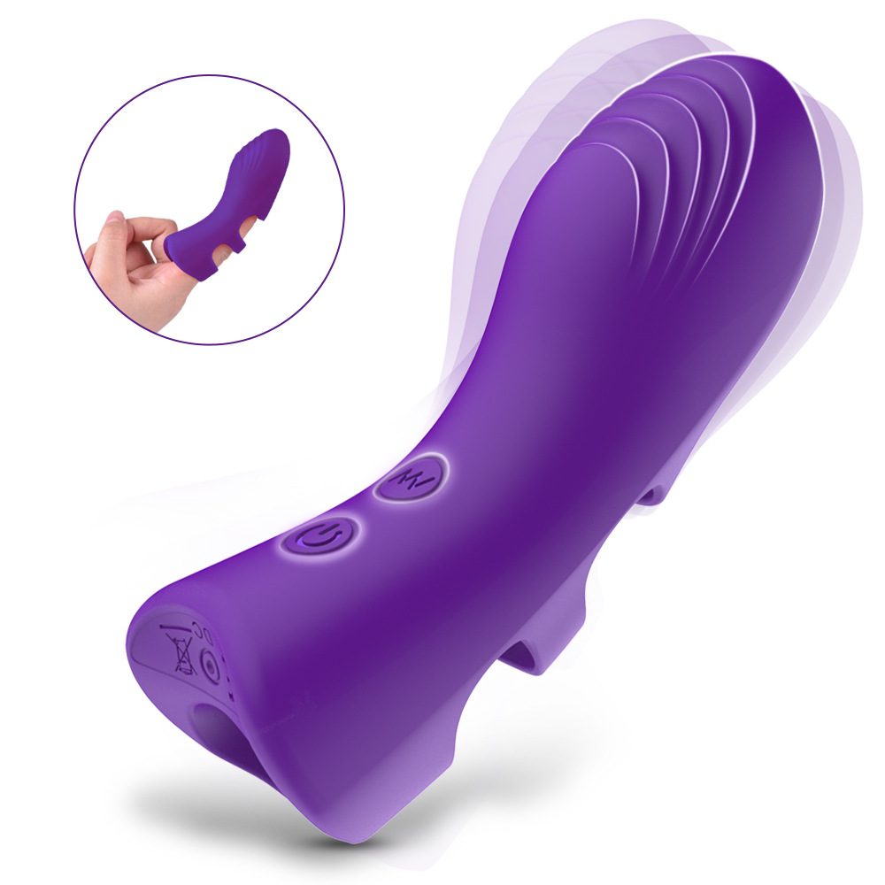 Finger Vibrator – Purple or Rose Red