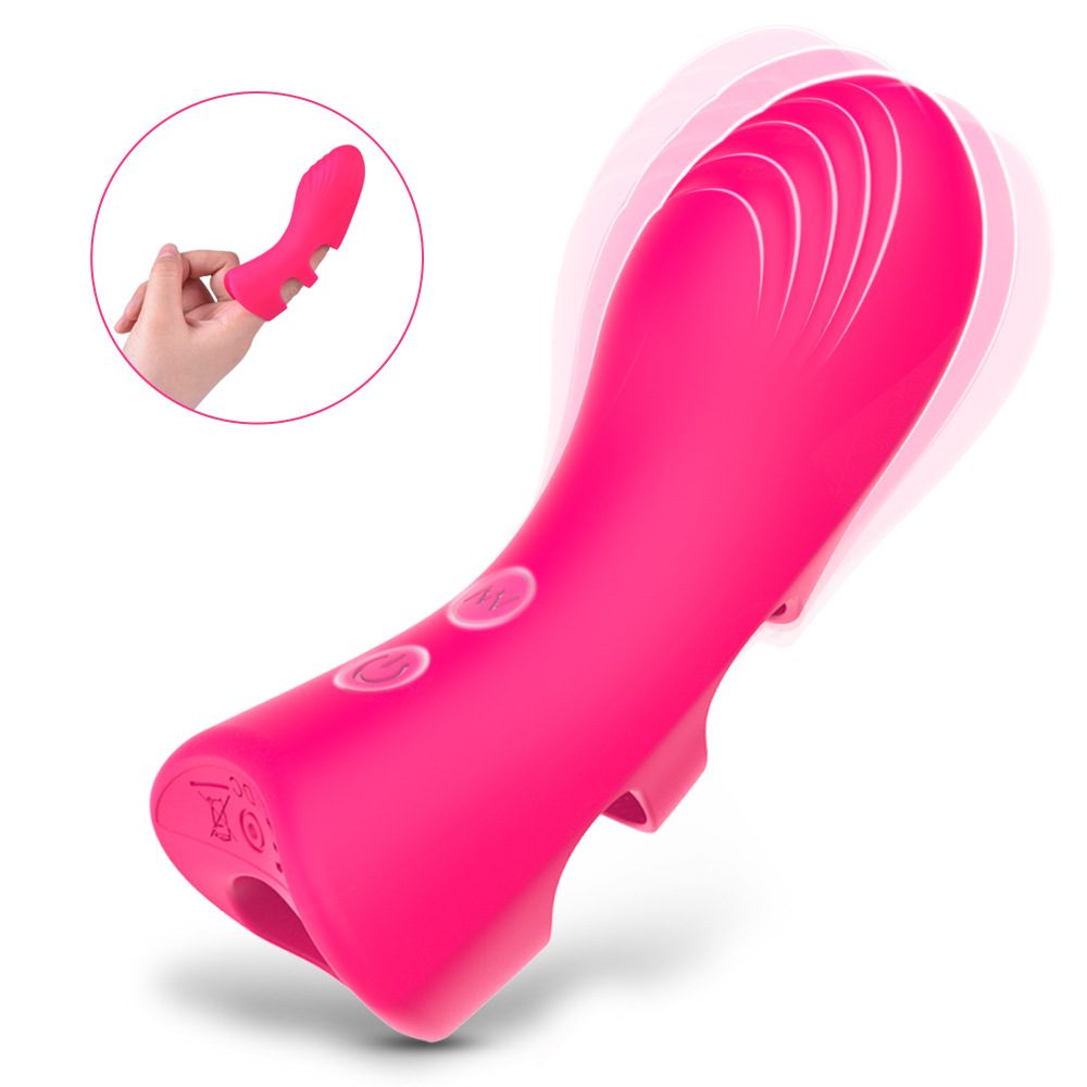 Finger Vibrator – Purple or Rose Red
