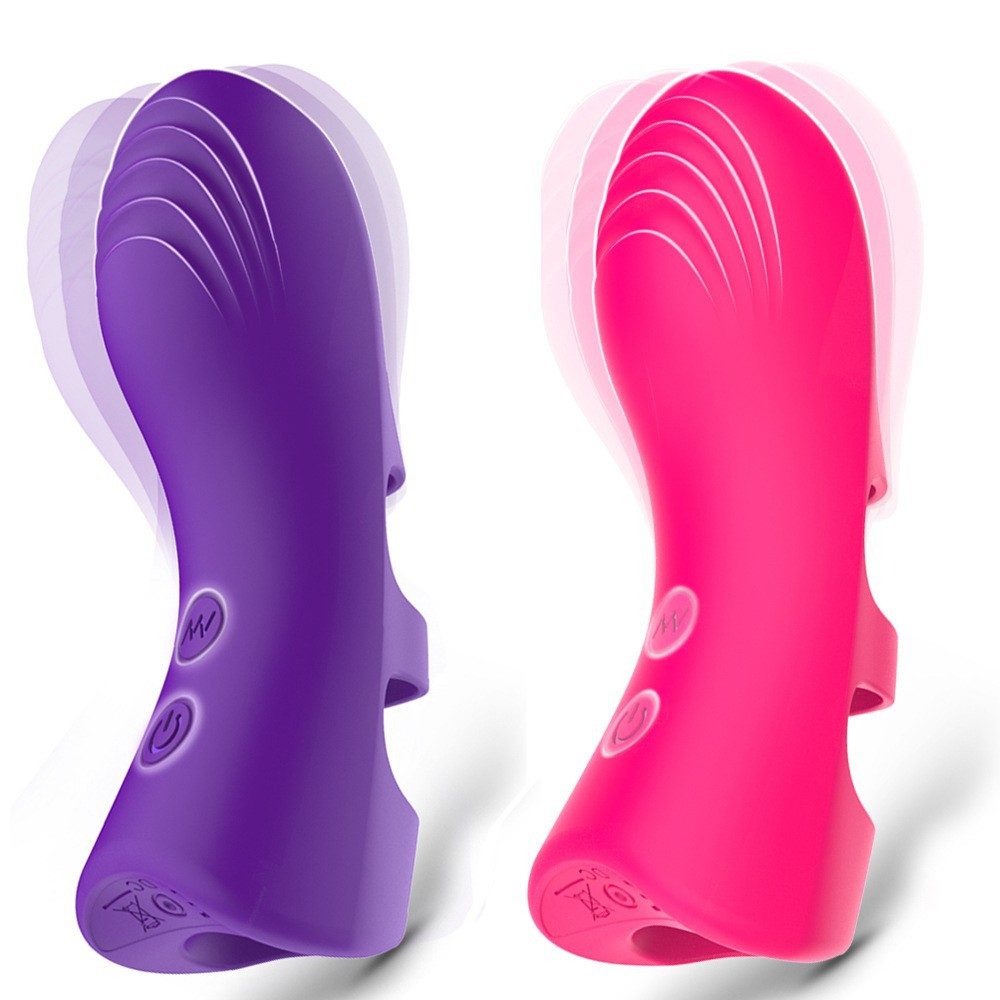 Finger Vibrator – Purple or Rose Red