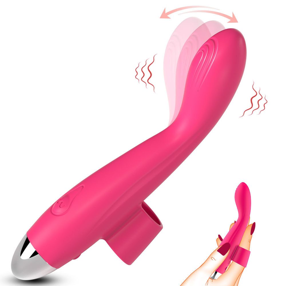 Vibrateur à doigt – Noir ou Rouge