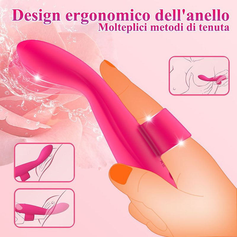 Finger Vibrator – Black or Red