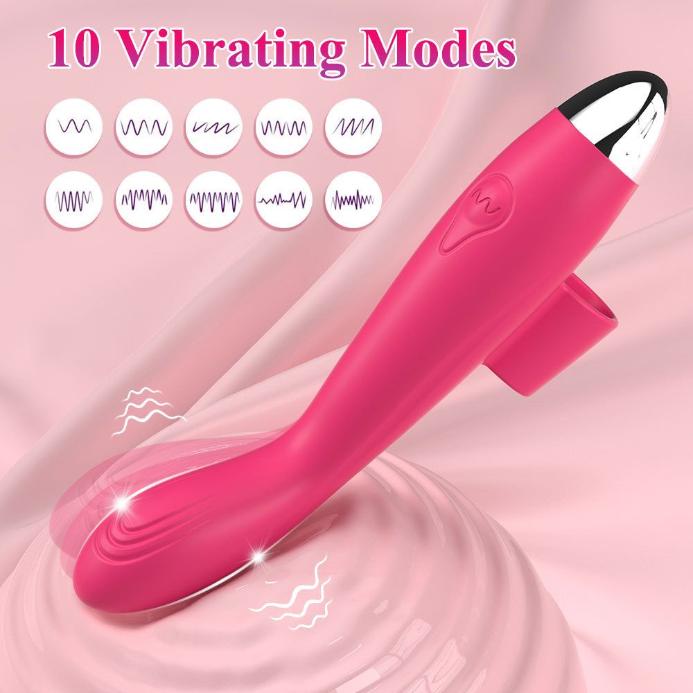 Finger Vibrator – Black or Red