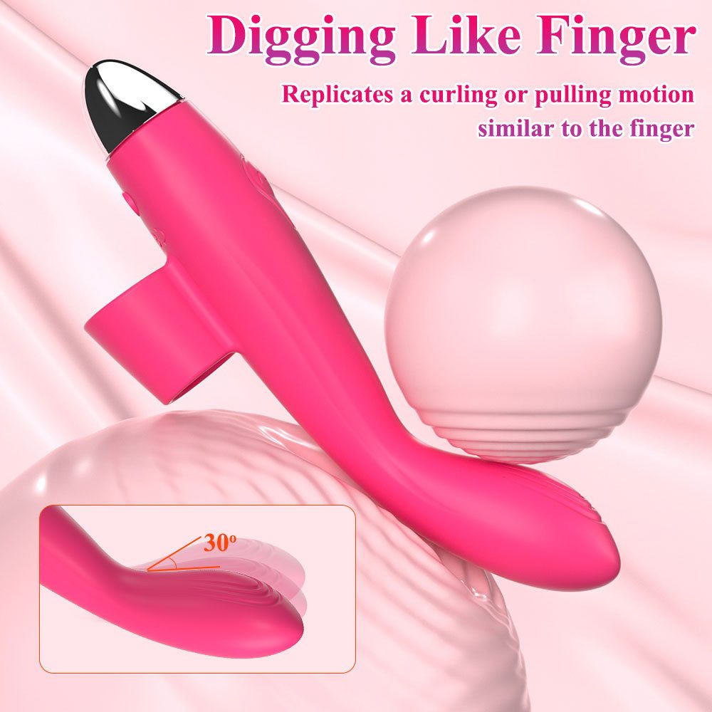 Finger Vibrator – Black or Red