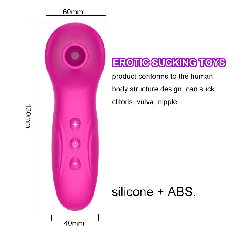 Suction Vibrator in Silicone & ABS