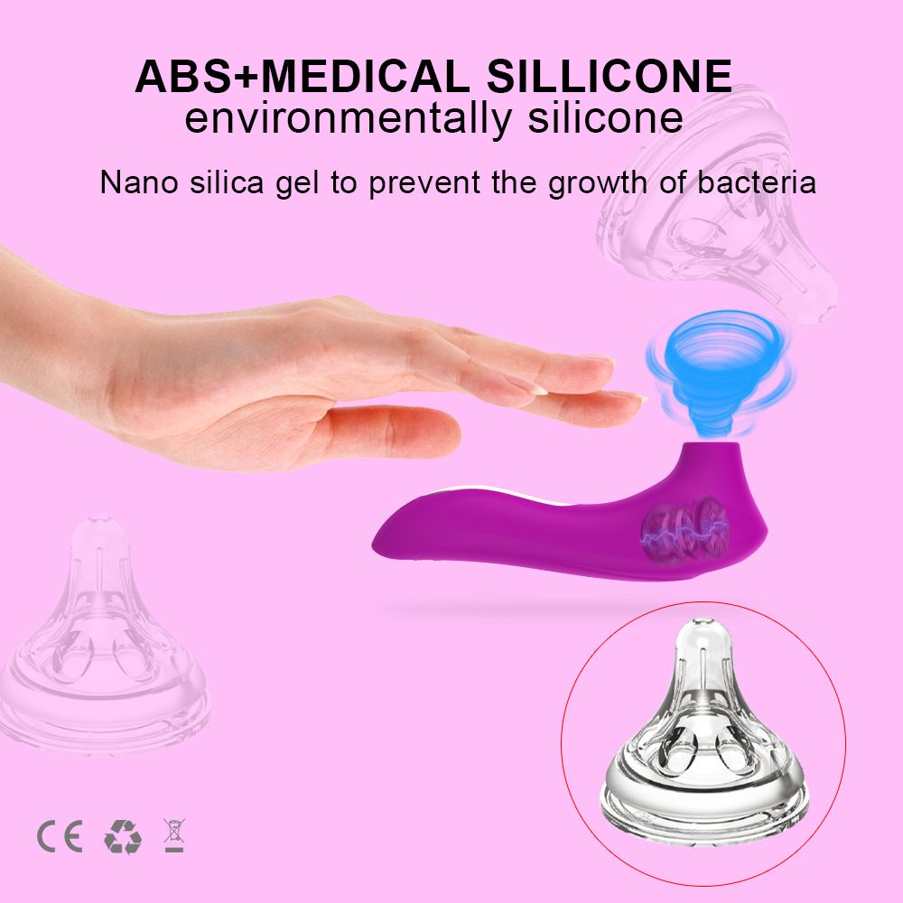 Vibratore con Ventosa (120 × 42 × 37.2 mm)