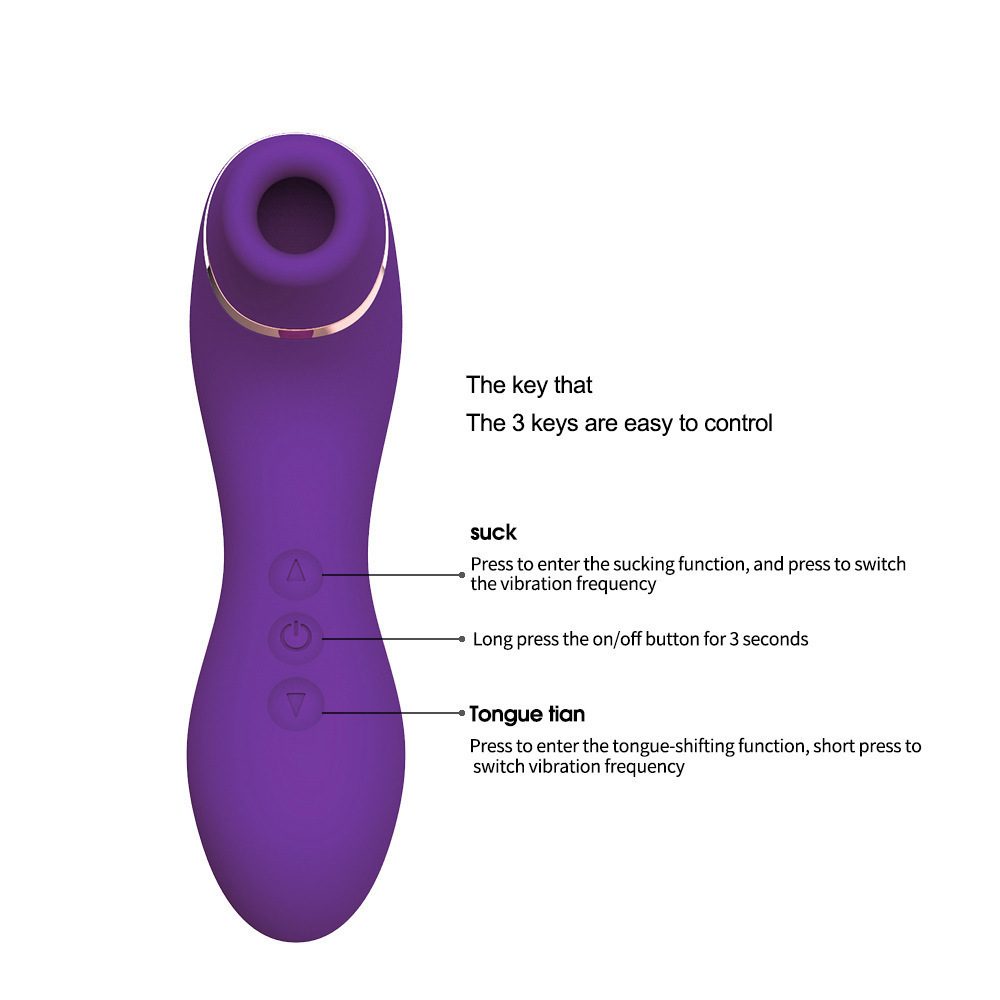Suction Vibrator – Red or purple