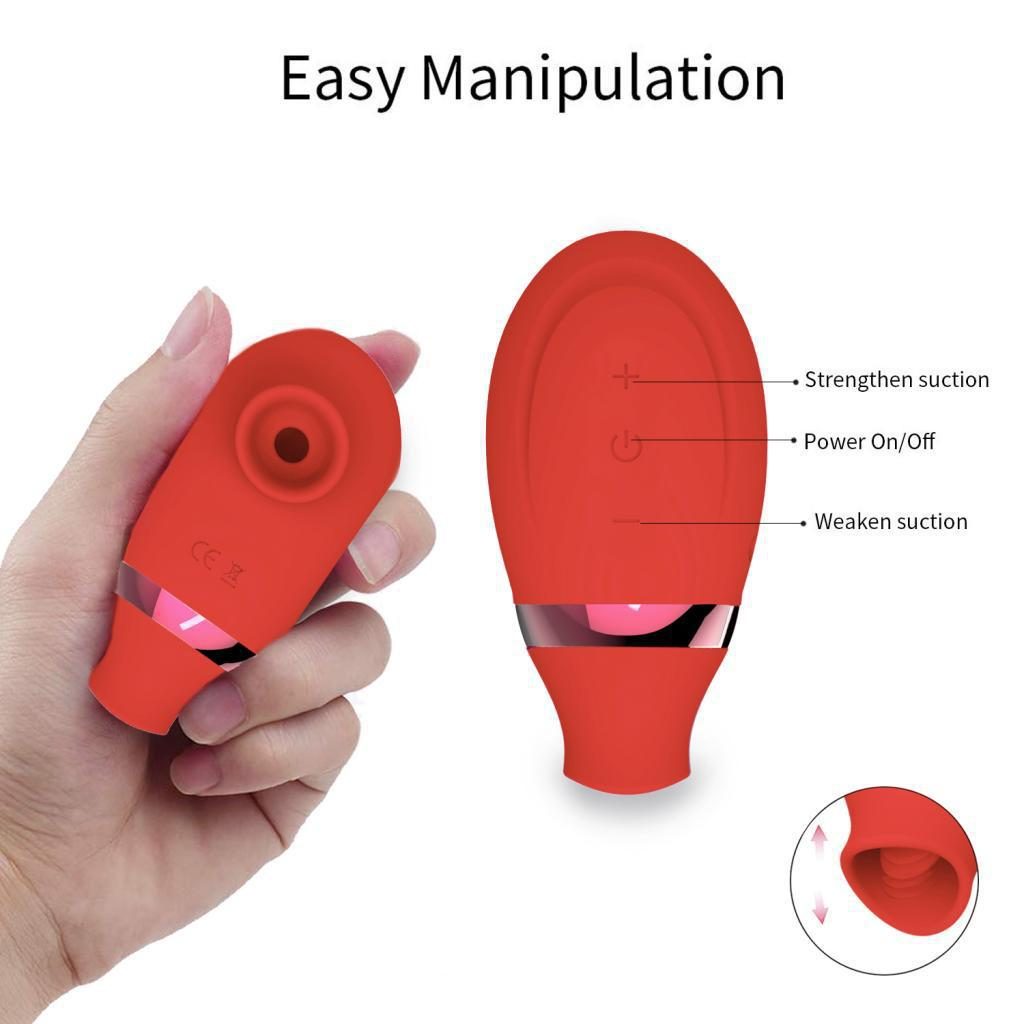 Twin Licking Suction Vibrator
