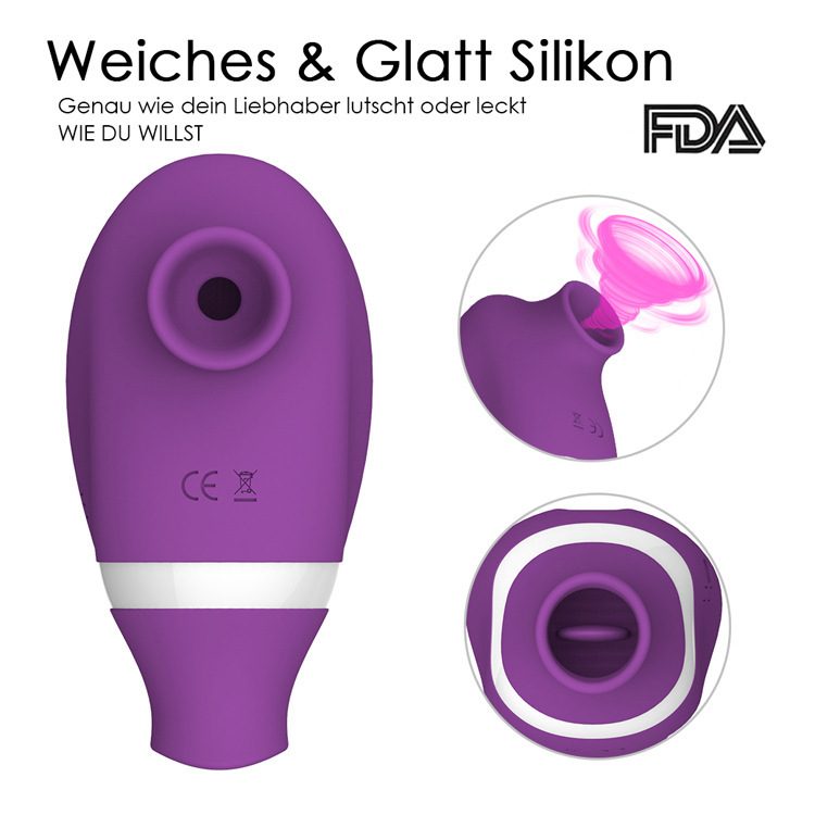 Twin Licking Suction Vibrator