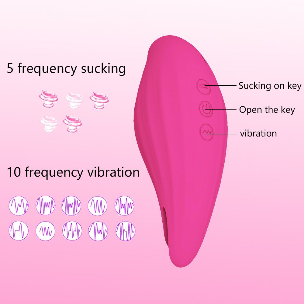 Clitoral Suction Vibrator in Silicone & ABS
