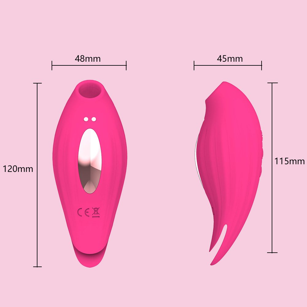 Clitoral Suction Vibrator in Silicone & ABS