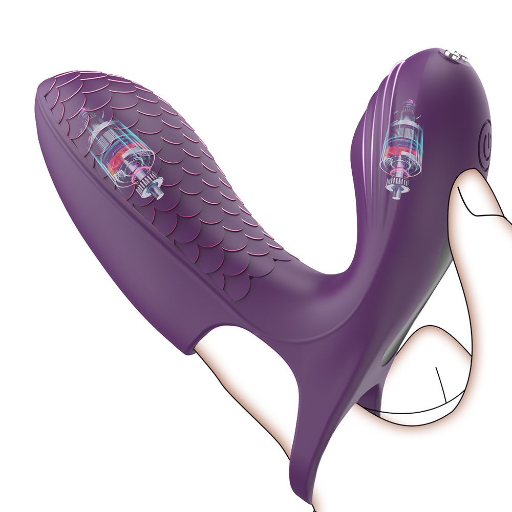 Finger Vibrator – Black or purple