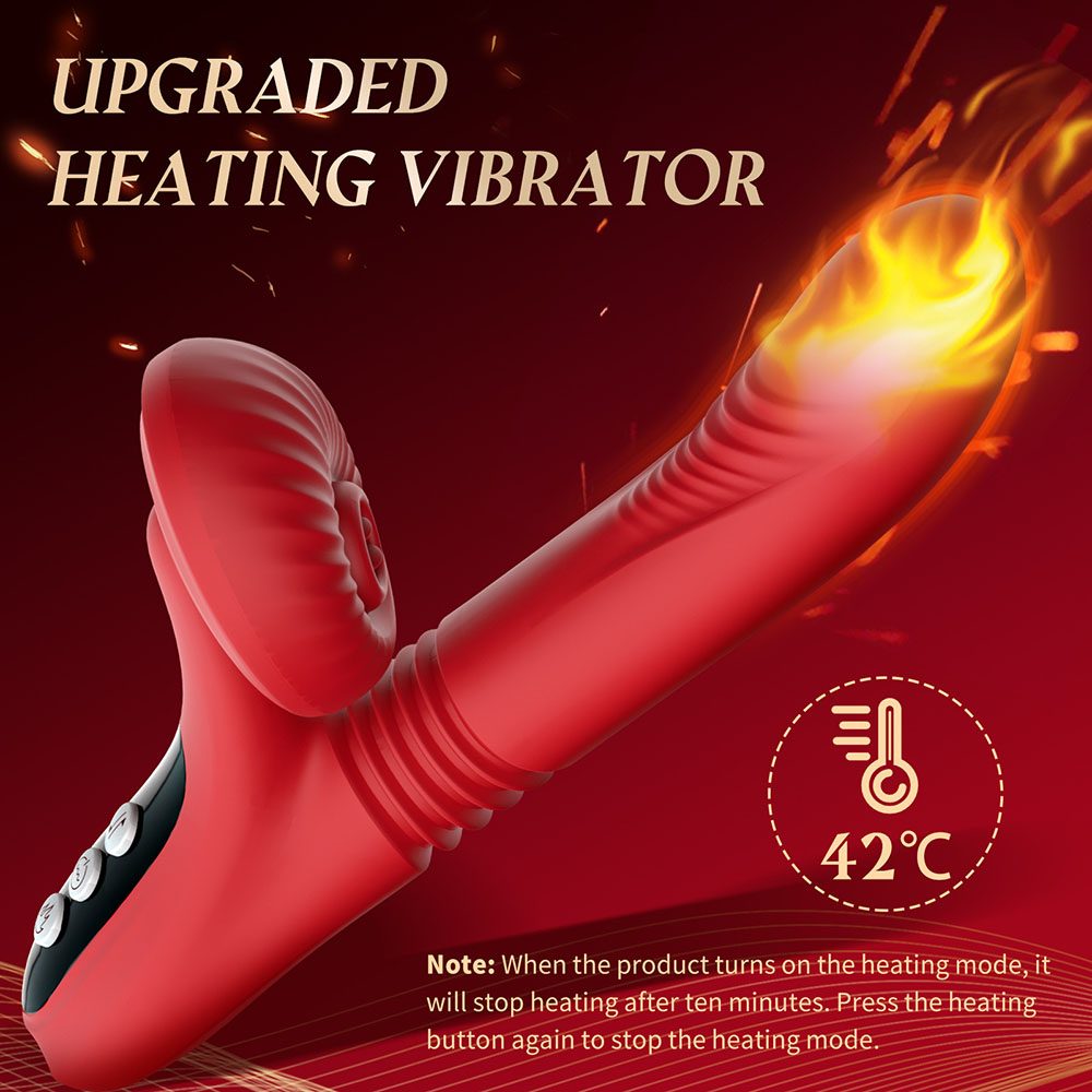Telescopic G-spot Vibrator – Red or Black