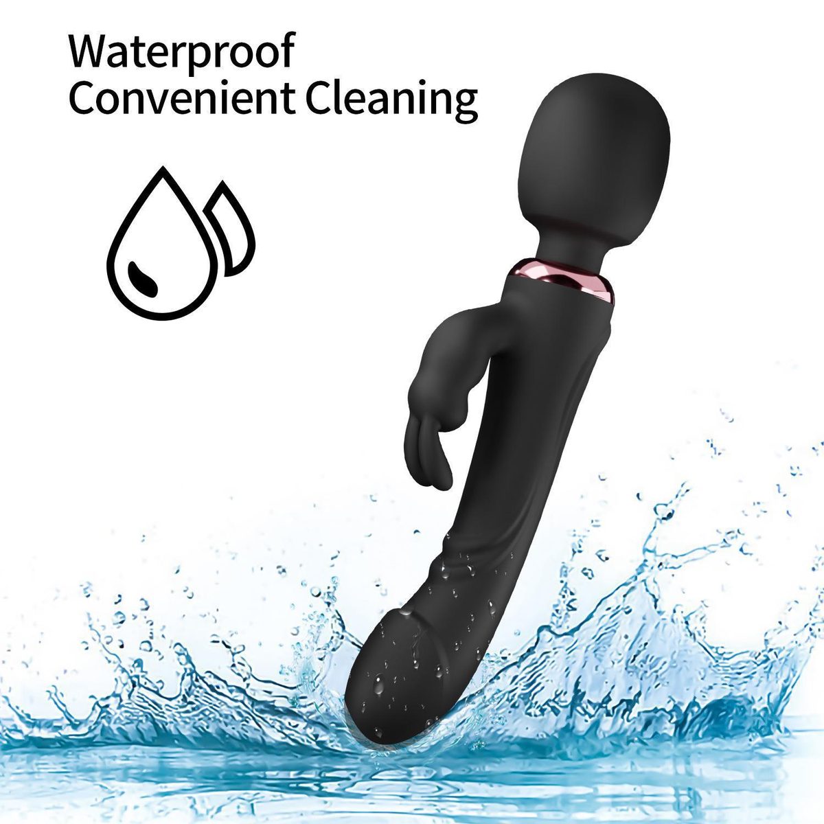 Twin Double Vibrator (24.6 × 5 × 3.7 × 2 cm)