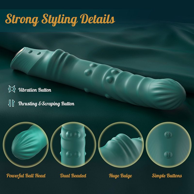 Wand Massager in Silicone & ABS