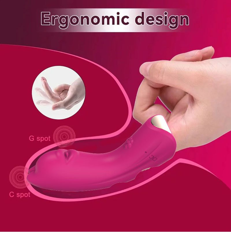 Finger Vibrator – Red or purple